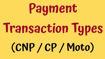Card-not-present Transaction | Card  present Transaction | mail order telephone order (MOTO)