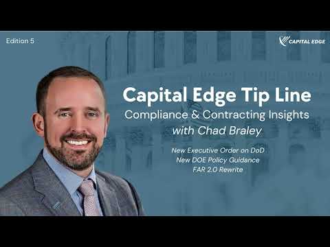 Navigating Modernization in Federal Contracting: Capital Edge Tip Line #5