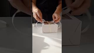 How To Tie Ribbon On Box Simple & Easy Way
