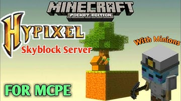 New Best Hypixel Server On Minecraft PE | Play Hypixel Skyblock On Android | 2021