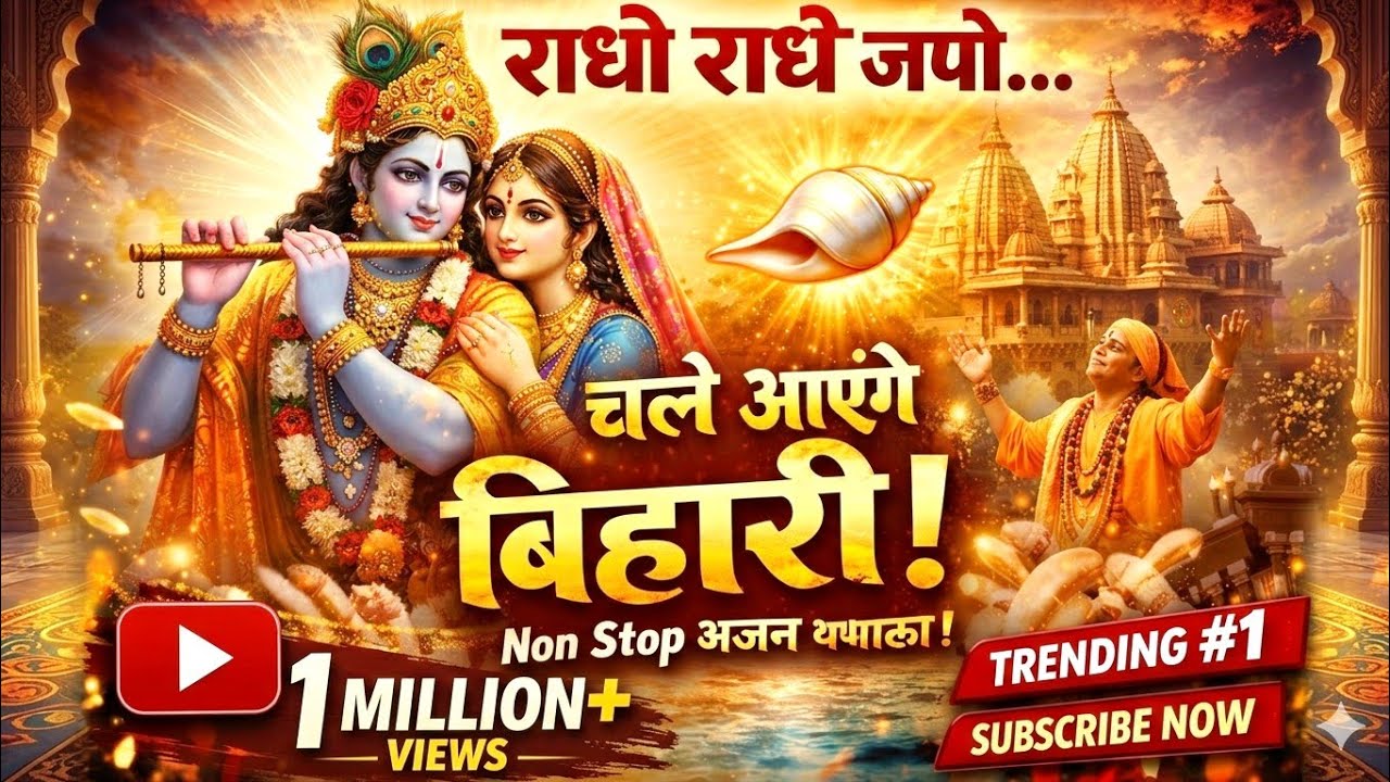 राधे राधे जपो चले आएंगे बिहारी | Radhe Radhe Japo | Radha Krishna Serial Song | New Krishna Bhajan