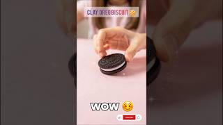 👉 Mini Clay Oreo Biscuit 🍪 Looks Real 😱#oreo #clay #viral #viral #shorts #video #minisatisfying