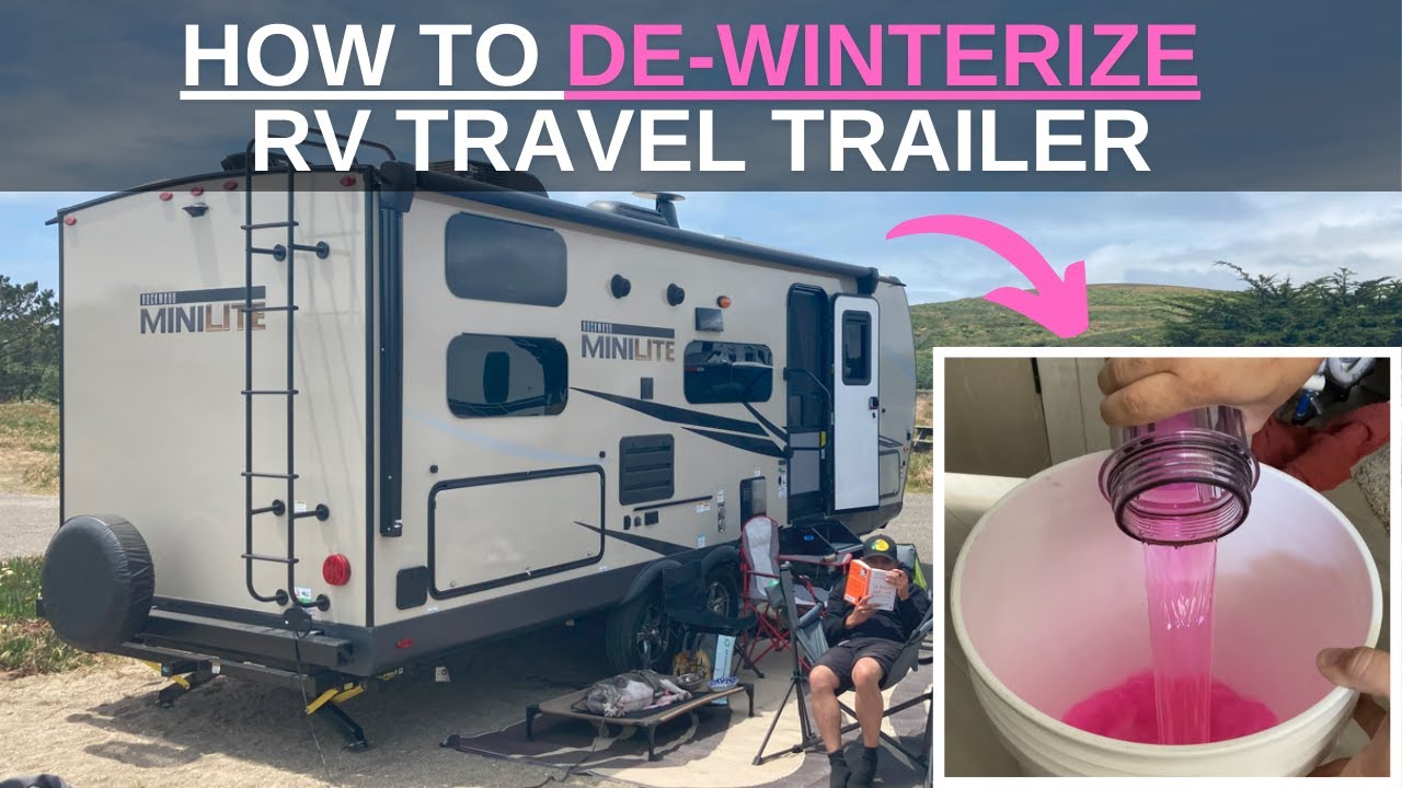 De-winterize Your RV Travel Trailer - 2022 Rockwood 2509S #rv #rvlife # ...