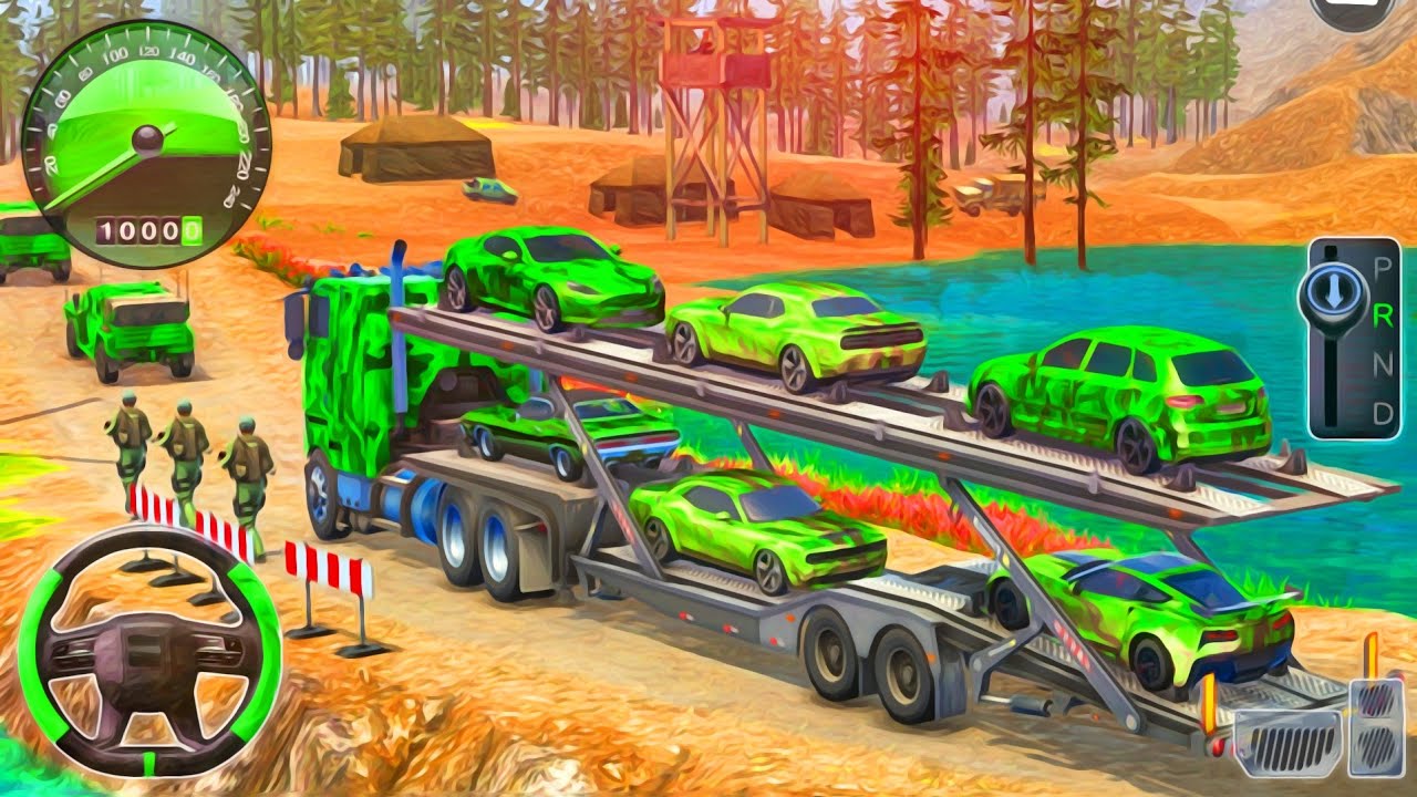US OffRoad Army Truck Driver - Offroad Army Truck Driving Simulator Games - Android Gameplay