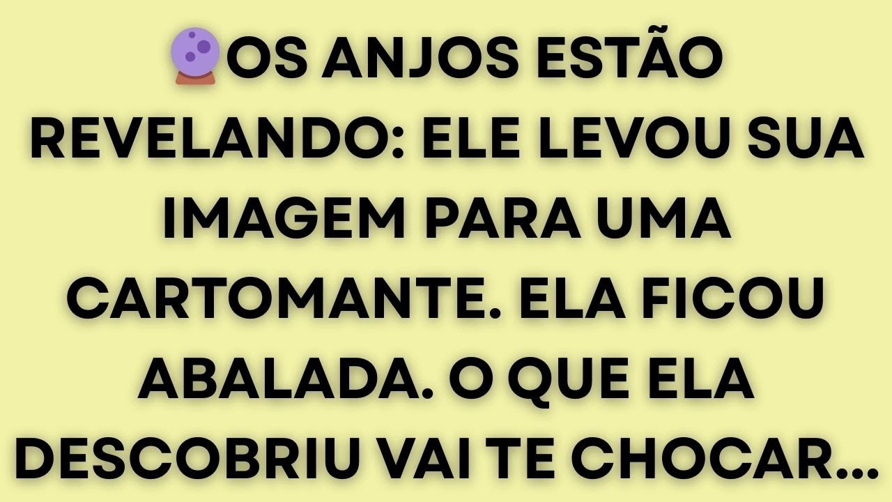 🔮ELE LEVOU SUA IMAGEM PARA UMA CARTOMANTE. ELA FICOU ABALADA. O QUE ELA DESCOBRIU VAI TE CHOCAR...