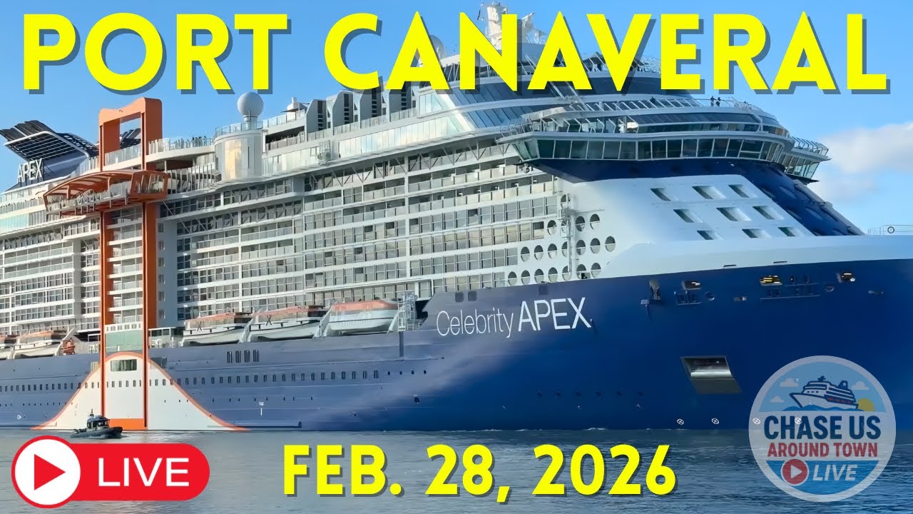 🔴 LIVE: Watching Cruise Ships Leaving Port Canaveral LIVE! (Feb. 28, 2026)