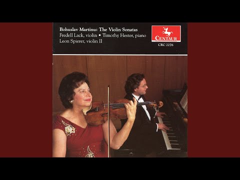 Watch Violin Sonata No. 1, H. 182: I. Allegro on YouTube