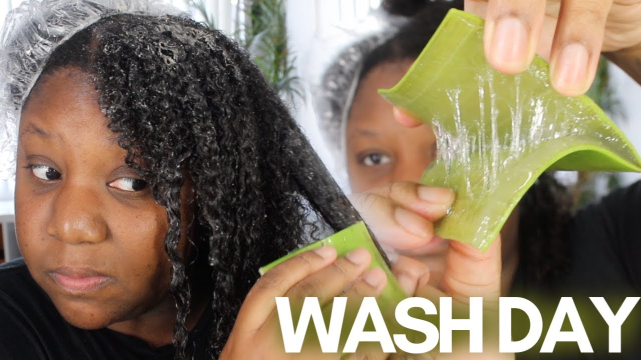WIG WEARER NATURAL HAIR WASH DAY ROUTINE || LOW POROSITY HAIR - YouTube