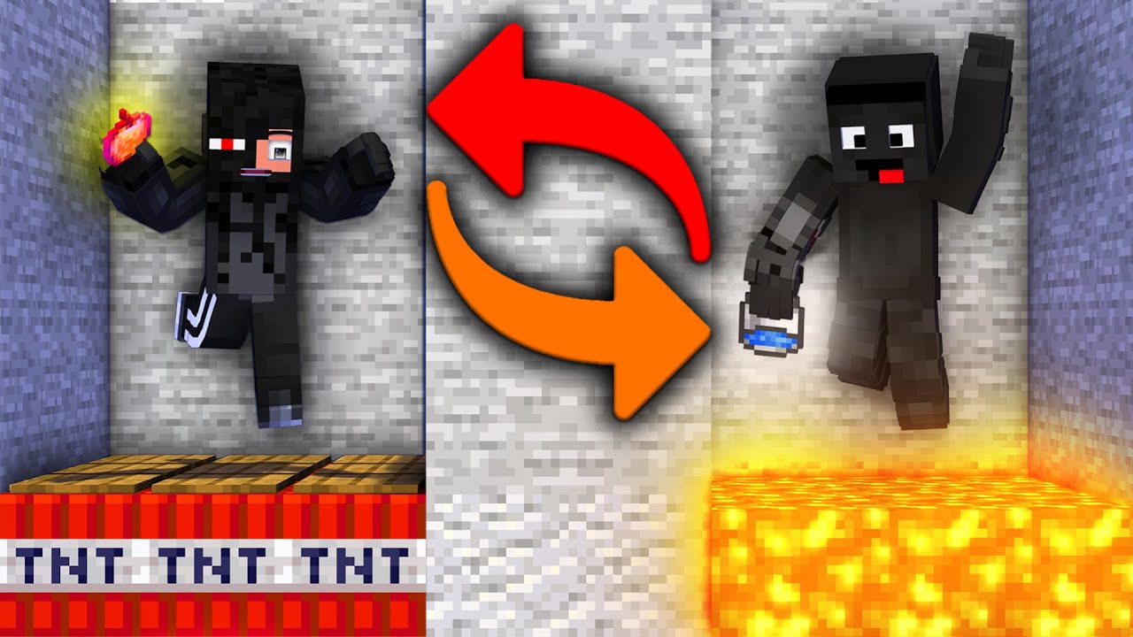 KUBIR vs TOBIASZ (minecraft death swap)