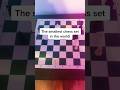 Smallest Chess Set in the World! #chess #brilliant #chessgame #boardgames #small #worldrecord