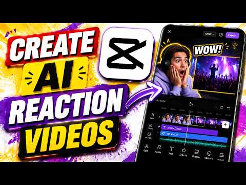 How to Create AI Reaction Videos in CapCut Mobile