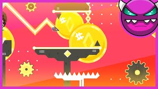 (GD 2.11) Vivid Conquest - by Silouute - (All Coins) screenshot 4