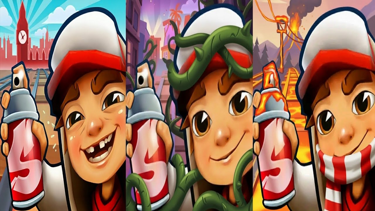 Subway Surfers : London 2026 🆚 Hollywood 2026 🆚 Winter Xtreme 2026 Map Comparison 