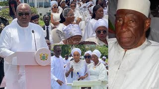 Prez John Mahama Warns Late Alhaji Asoma Banda Family  Funeral Top Politicians Despite Cheddar