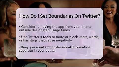 How Do I Set Boundaries On Twitter? - Everyday-Networking