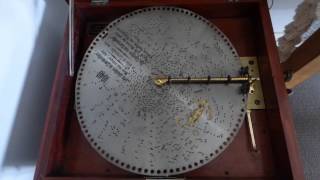 REGINA 15 1/2" DISC MUSIC BOX (Playing "The Bells of Corneville")