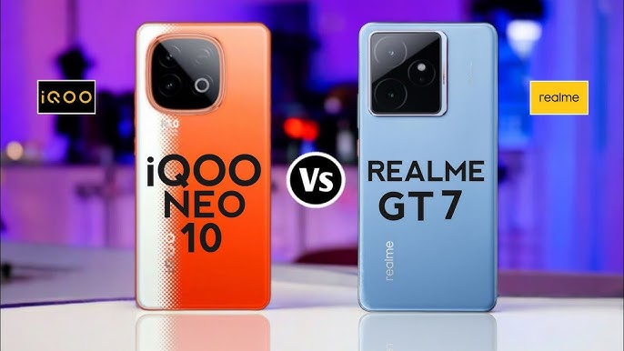 Vivo iQOO Neo 10 vs Realme GT 7 | Speed, Camera & Gaming Comparison! |  Theikatech