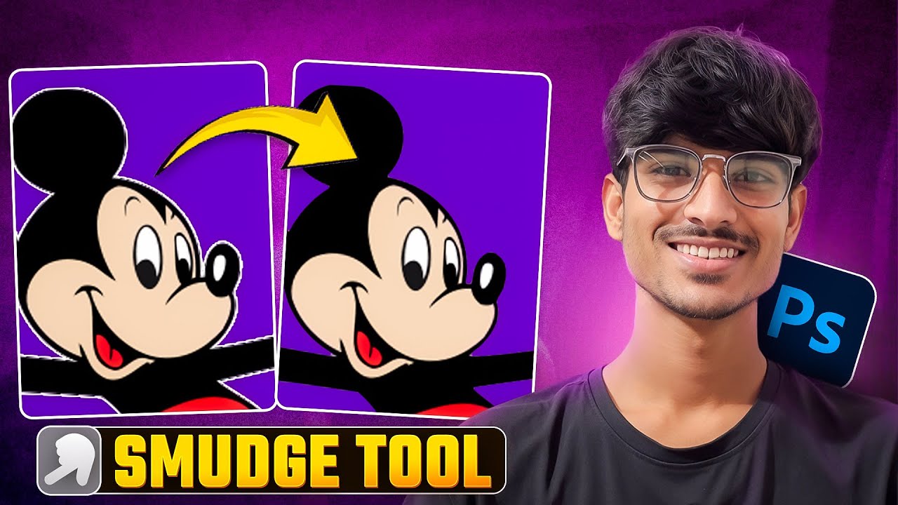 Smudge Tool Secrets Photoshop 2025 😱 (Remove White Edges FAST!)