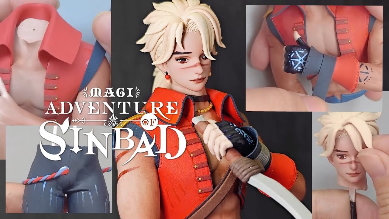 Make a Custom 1/6 SINBAD action figure - YouTube