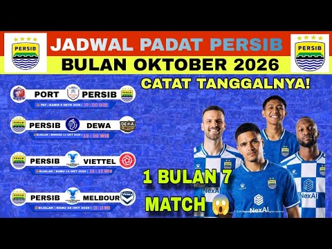 jenius168 x blacktogel - Jadwal Padat Persib Oktober 2026 | Persib vs Port FC | Berita Persib Hari ini