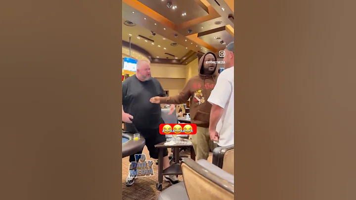 WHITE DUDE gets KNOCKED OUT in casino 🎰 #youtubeshortsviral #crazymoments