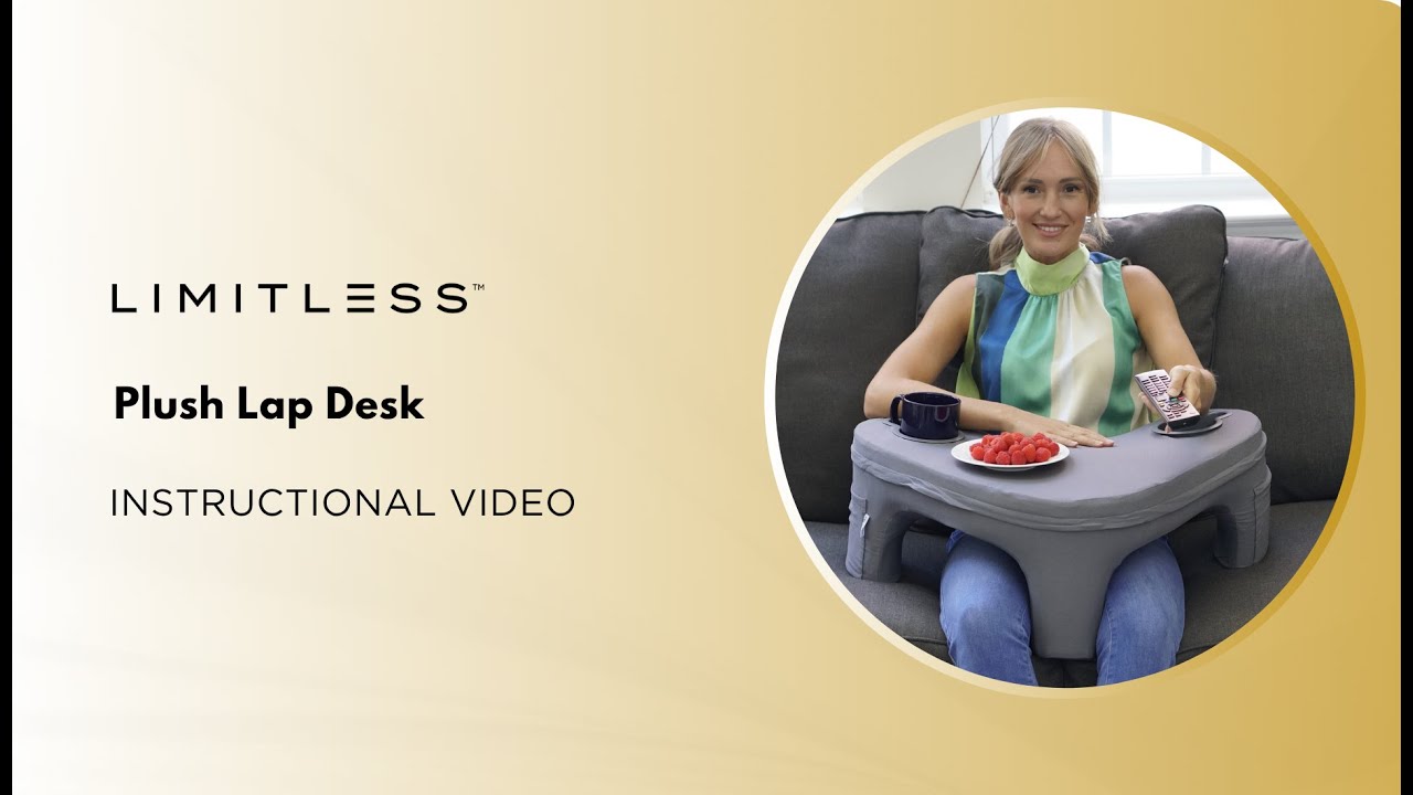 Limitless Plush Lap Desk - Getting Started Video