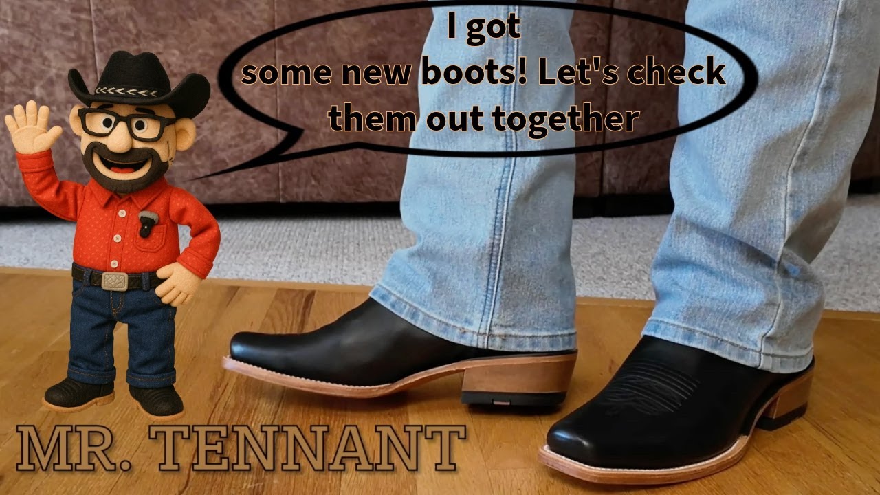 Ariat Futurity Cashout Cutter Toe Cowboy Boot Midnight Black Unboxing and First Impressions