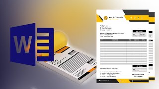 Comment réaliser une facture professionnelle en Ms Word 2023