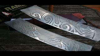 Ozzys Double Acid Etched Machetes