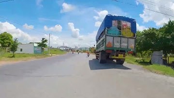 Quốc lộ 50 - Cầu Mỹ Lợi hướng từ Tiền Giang đến Long An