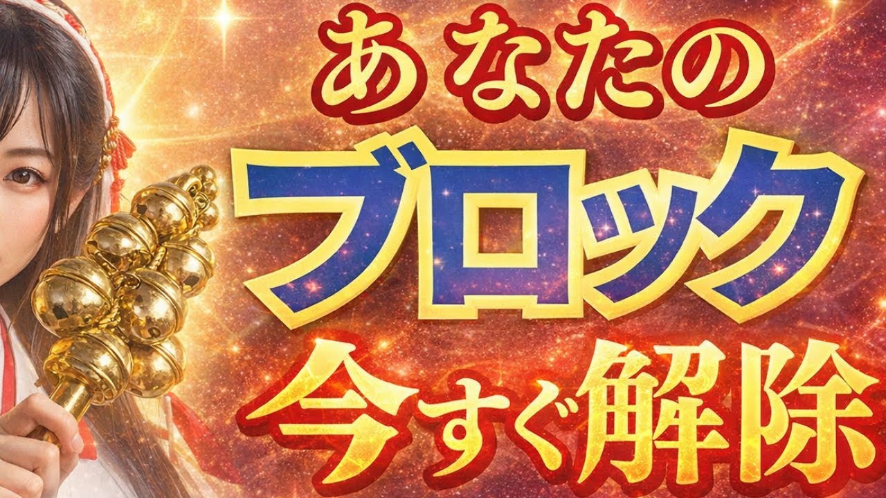 【🛎️ブロック解除🔓】大浄化祭り‼️もう大丈夫‼️安心して進だけ‼️