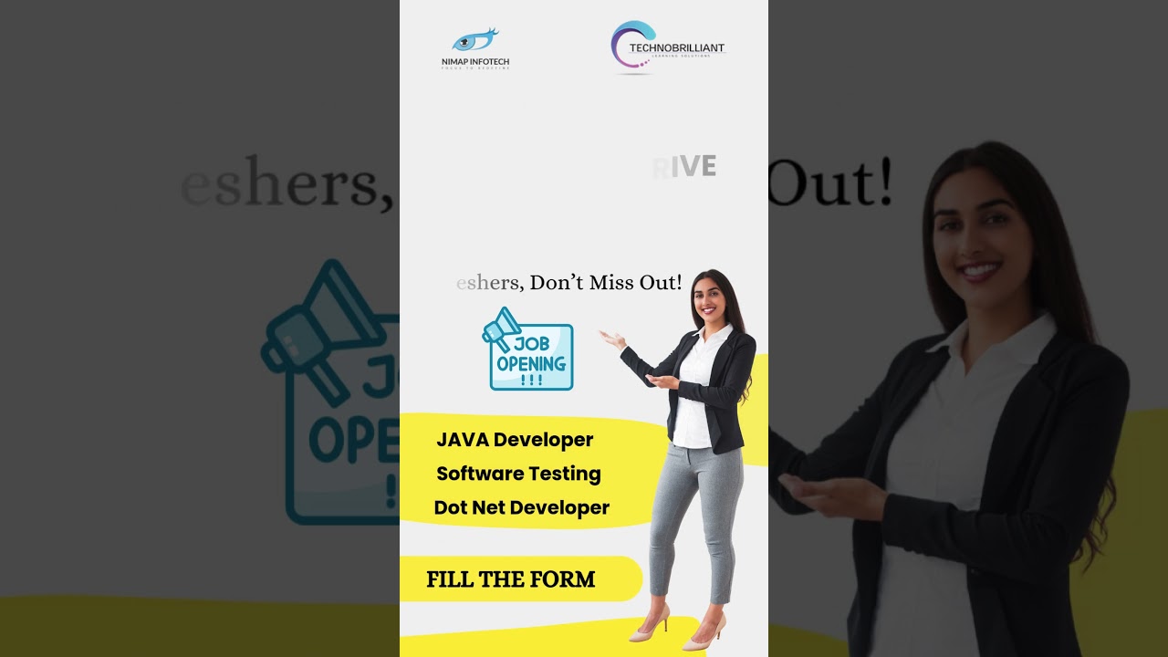 Nimap Infotech Recruitment Drive 2025 for Freshers at Technobrilliant Learning Solutions, Pune!