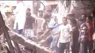 Three-storey building collapses in north Delhi, two injured