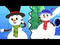 Five little Snowmen | Snowman Cartoon Videos For Babies | Kids Tv Nursery Rhymes For Toddlers
