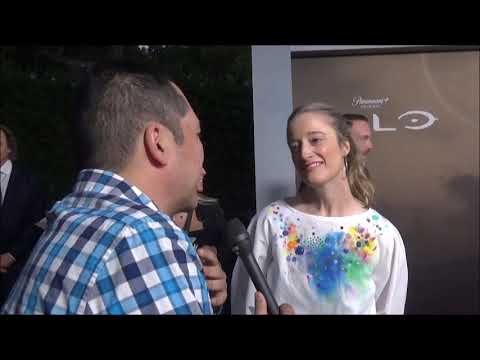 Jen Taylor Red Carpet Interview for Paramount+'s HALO