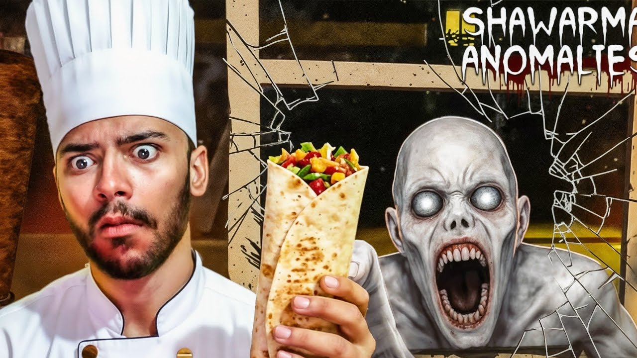 I AM WORKING AT A SCARY SHAWARMA STALL....|| ROBLOX shawarma anomalies