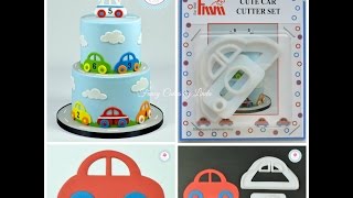 How to Make a Sugar Cute Car Cake Topper and Decoration Step by Step tutorial - Fondant Gumpaste