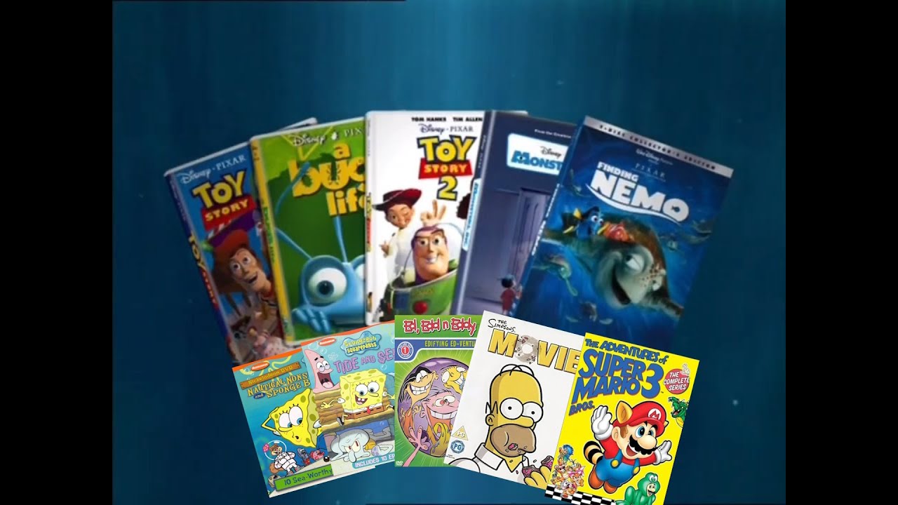 Disney & Pixar DVD And VHS 2004 Promo Crossover - YouTube
