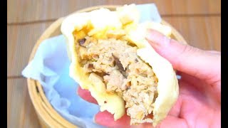おやつに蒸し立てふっかふか肉まんをどうぞ！