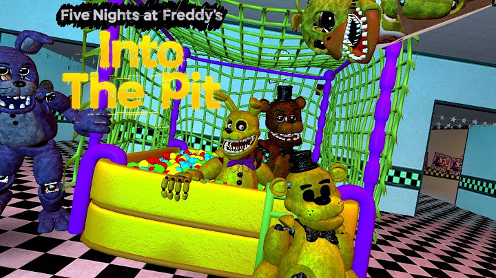 Dropping Into The Pit!!! FNAF: Into The Pit (Part 1)