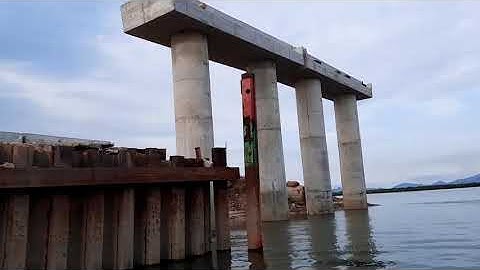 Cận cảnh tiến độ Cầu Cửa Lục 1 ngày 8/6/2021