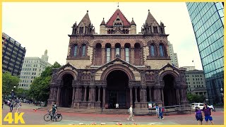 BOSTON TOUR from Newbury street to the  Famous Trinity Church I Massachusetts I USA I