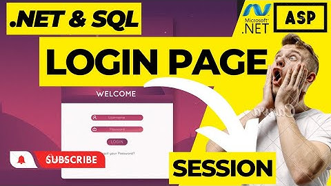How to create a login page in Asp.Net C# with SQL database | Asp.Net using Session C#code