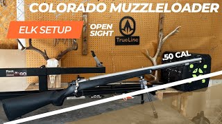 Colorado Legal Muzzleloader Elk setup with range footage