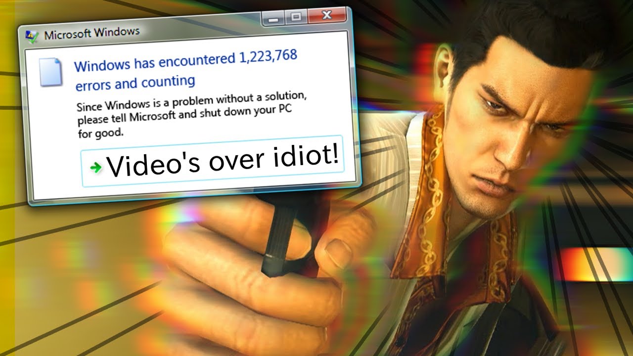 video ends when the game crashes - YouTube