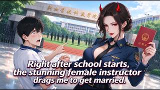 Right after school starts, the stunning female instructor drags me to get married. screenshot 4