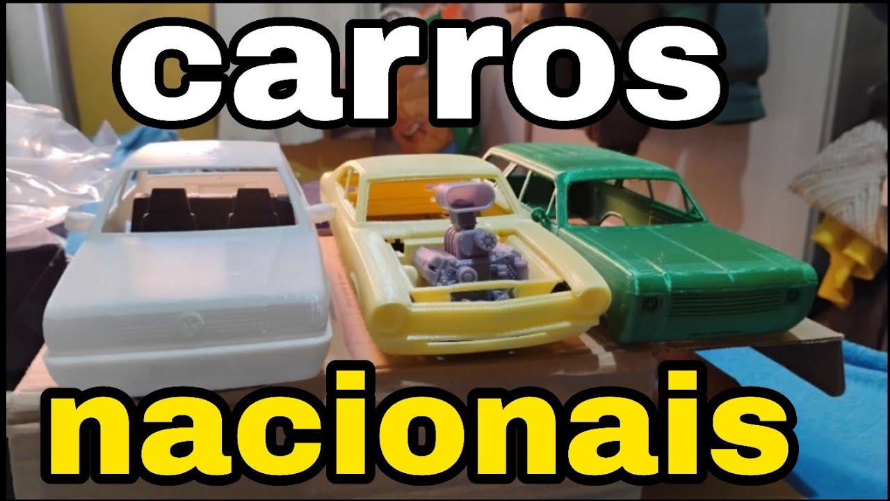 Fábrica de carros nacionais em escala. A magia da impressão 3D 