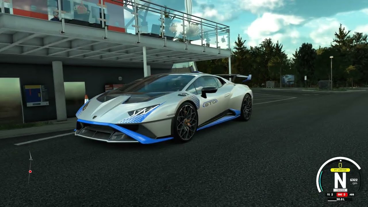 Assetto Corsa Evo / Lamborghini Huracan STO / Test drive at Nordschleife Tourist