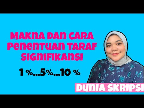 Video: Bagaimana mencari tingkat signifikansi?