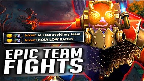 TINKER - EPIC 1 HOUR TEAM FIGHTS | DOTA 2 TINKER GAMEPLAY